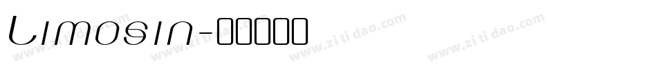 Limosin字体转换