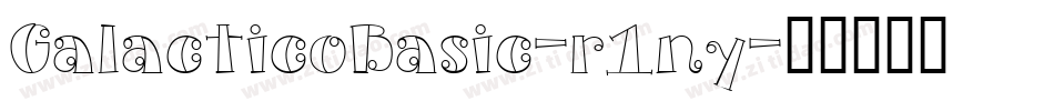 GalacticoBasic-r1ny字体转换