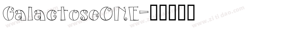 GalactoseONE字体转换
