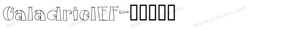 GaladrielEF字体转换