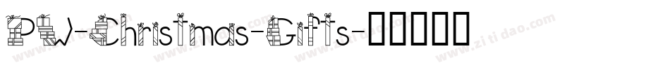 PW-Christmas-Gifts字体转换