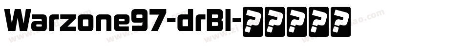 Warzone97-drBl字体转换