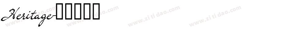 Heritage字体转换