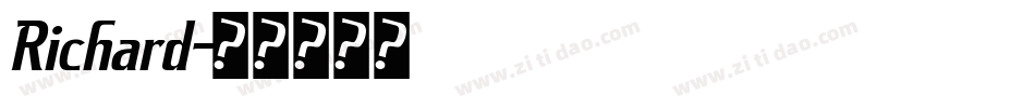Richard字体转换