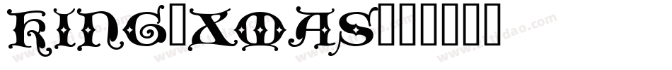 King-Xmas字体转换