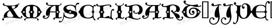 XmasClipart-JJVE字体转换