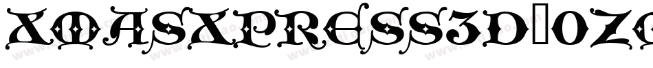 XmasXpress3D-0Zm9字体转换
