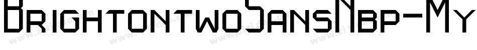 BrightontwoSansNbp-MyLw字体转换