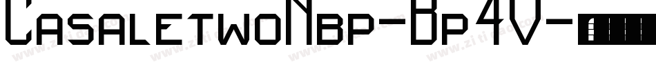CasaletwoNbp-Bp4V字体转换