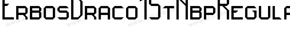 ErbosDraco1StNbpRegular-99V5字体转换