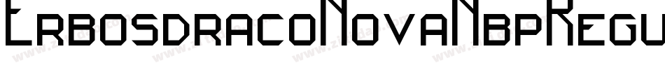 ErbosdracoNovaNbpRegular-6Lz6字体转换