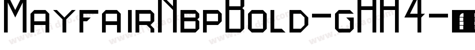 MayfairNbpBold-gAA4字体转换