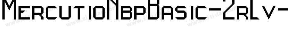 MercutioNbpBasic-2rLv字体转换