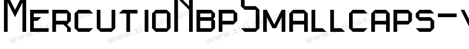MercutioNbpSmallcaps-v2aA字体转换