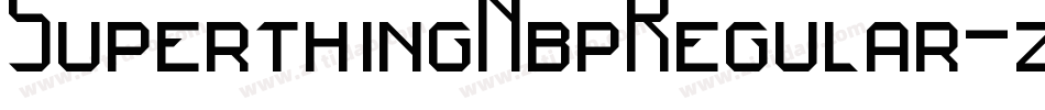 SuperthingNbpRegular-zgKa字体转换