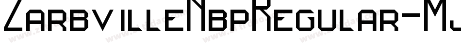 ZarbvilleNbpRegular-MJOJ字体转换