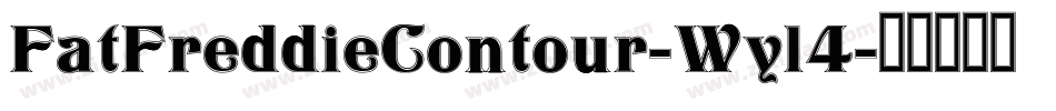 FatFreddieContour-Wyl4字体转换