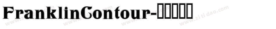 FranklinContour字体转换