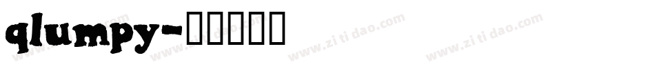 qlumpy字体转换