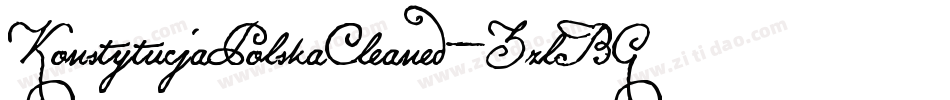 KonstytucjaPolskaCleaned-3zlBG字体转换
