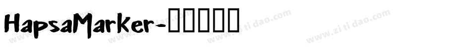 HapsaMarker字体转换