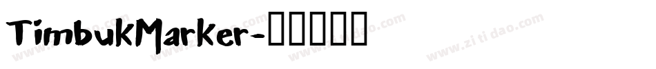 TimbukMarker字体转换