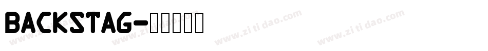 BACKSTAG字体转换