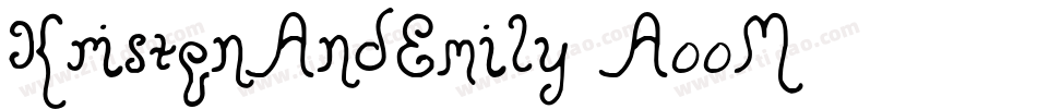 KristenAndEmily-A00M字体转换