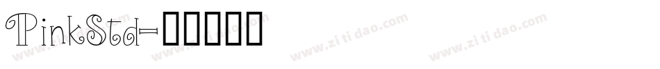 PinkStd字体转换