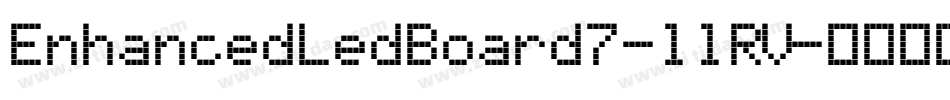 EnhancedLedBoard7-llRV字体转换