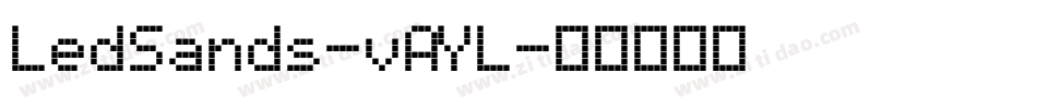 LedSands-vAYL字体转换
