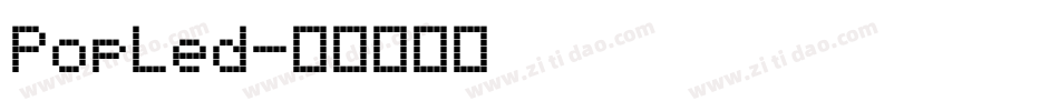 PopLed字体转换