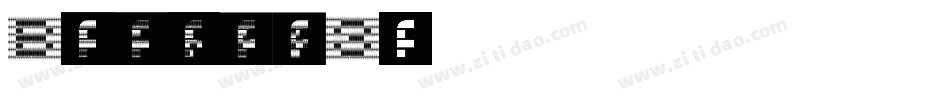 BoldLedBoard7-ZgX3字体转换