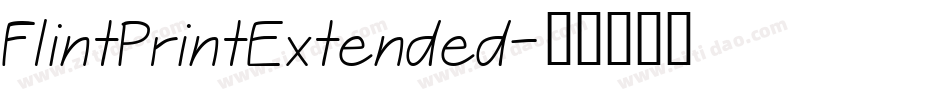 FlintPrintExtended字体转换