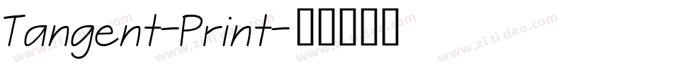 Tangent-Print字体转换