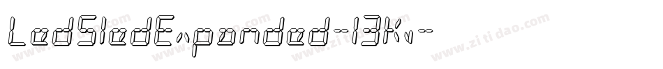 LedSledExpanded-13Kv字体转换