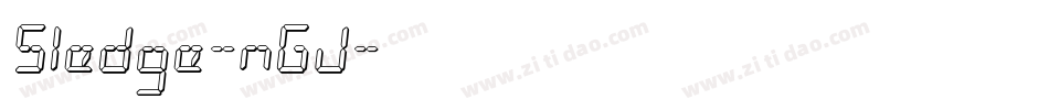 Sledge-nGJ字体转换
