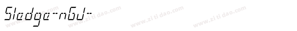 Sledge-nGJ字体转换