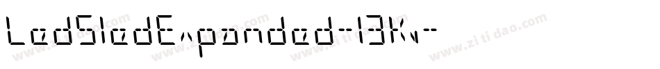 LedSledExpanded-13Kv字体转换