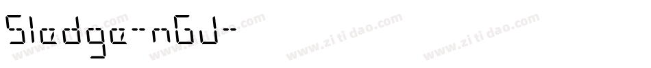 Sledge-nGJ字体转换