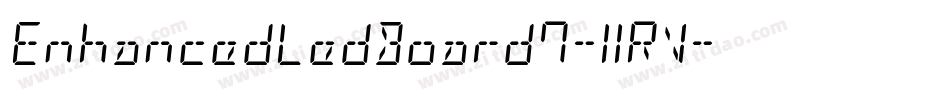 EnhancedLedBoard7-llRV字体转换