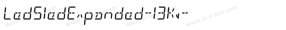 LedSledExpanded-13Kv字体转换