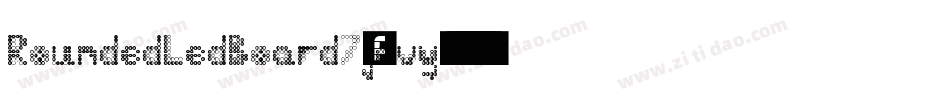 RoundedLedBoard7-jdvy字体转换