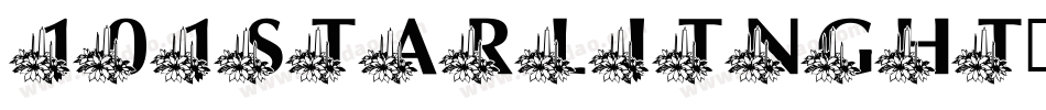 101StarLitNght-xLBq字体转换