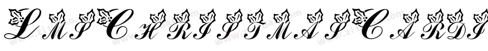 LmsChristmasCardinals-2gRw字体转换