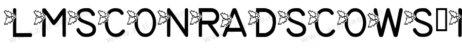 LmsConradsCows-ngK0字体转换