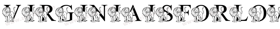 VirginiaIsForLovers字体转换