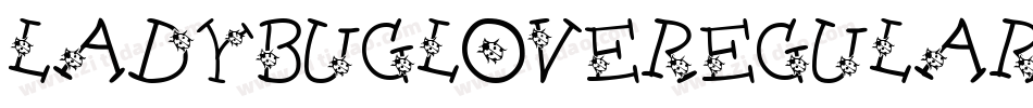 LadybugLoveRegular-4lrl字体转换