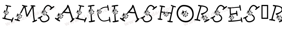 LmsAliciasHorses-r49L字体转换