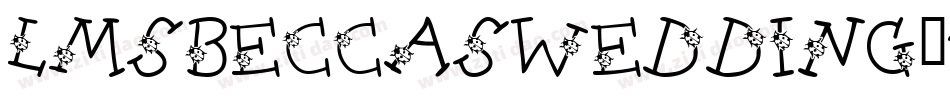 LmsBeccasWedding-1a14字体转换